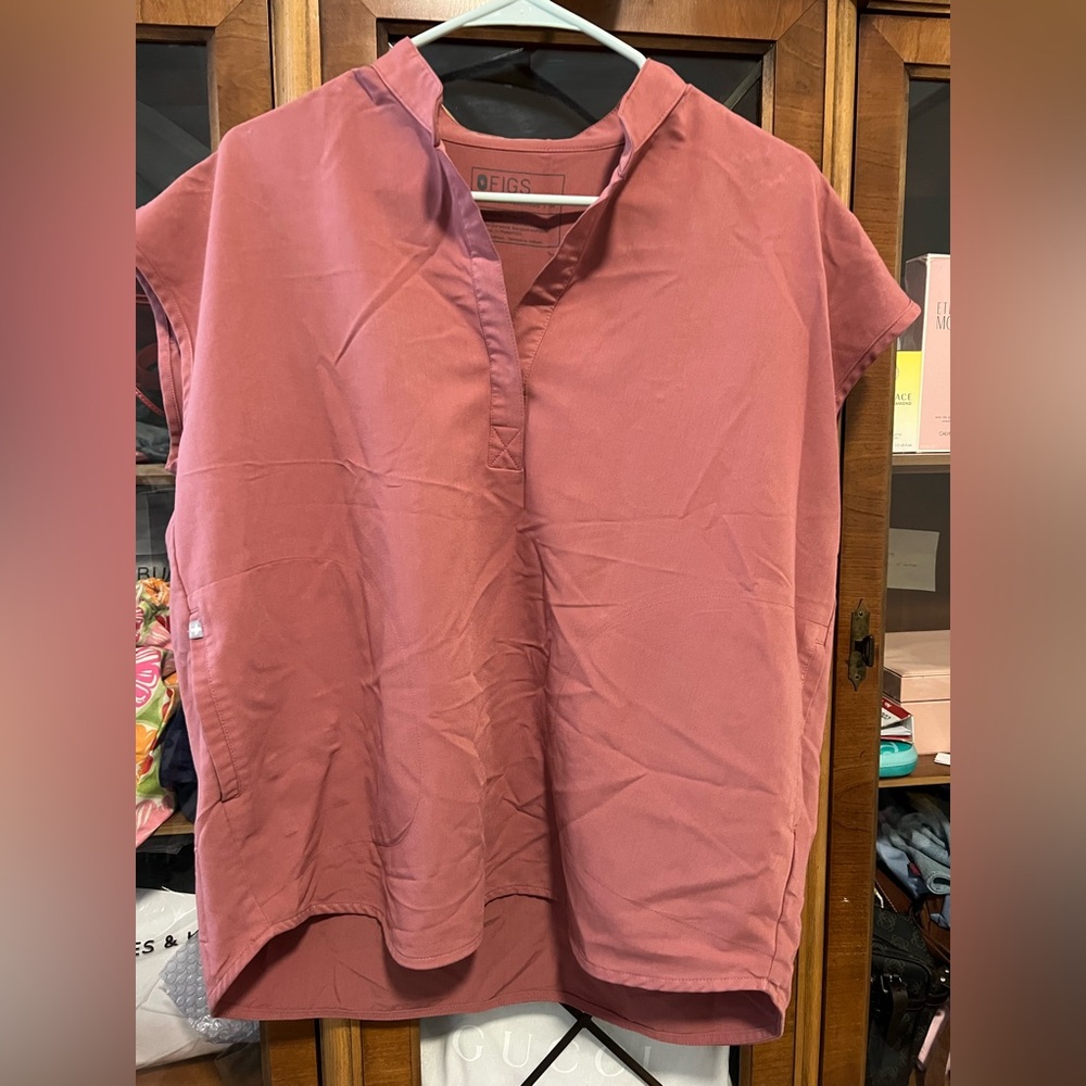 Figs Women's Pink Top